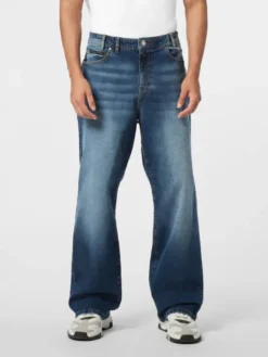 PHILIPP PLEIN Jeansy 25901 Niebieski Loose Fit