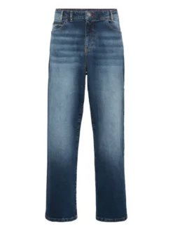 PHILIPP PLEIN Jeansy 25901 Niebieski Loose Fit