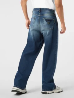 PHILIPP PLEIN Jeansy 25901 Niebieski Loose Fit