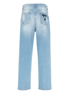 PHILIPP PLEIN Jeansy 25901 Niebieski Loose Fit