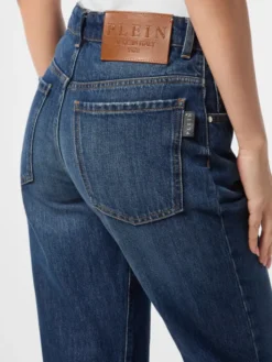 PHILIPP PLEIN Jeansy 27203 Niebieski Straight Fit