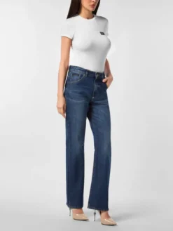 PHILIPP PLEIN Jeansy 27203 Niebieski Straight Fit