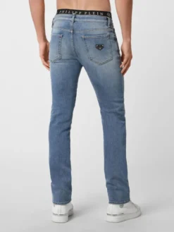 PHILIPP PLEIN Jeansy 31788 Niebieski Straight Fit