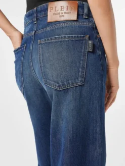 PHILIPP PLEIN Jeansy 27209 Niebieski Skater Fit