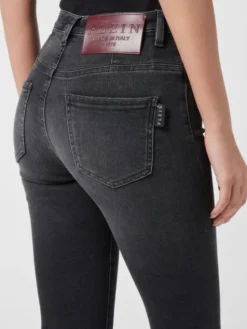 PHILIPP PLEIN Jegginsy 27207 Czarny Jegging Fit