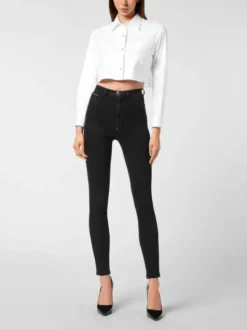 PHILIPP PLEIN Koszula 26471 Biały Fitted Fit