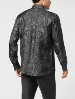 PHILIPP PLEIN Koszula 26111 Czarny Regular Fit