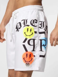PHILIPP PLEIN Kąpielówki 9303 Biały