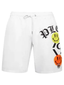 PHILIPP PLEIN Kąpielówki 9303 Biały
