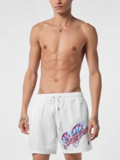 PHILIPP PLEIN Kąpielówki 23375 Biały