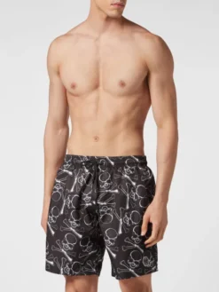 PHILIPP PLEIN Kąpielówki 2671 Czarny