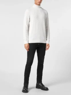 PHILIPP PLEIN Longsleeve 11485 Biały Regular Fit