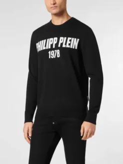 PHILIPP PLEIN Longsleeve 22873 Czarny Regular Fit