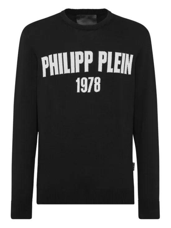 PHILIPP PLEIN Longsleeve 22873 Czarny Regular Fit