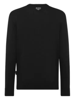 PHILIPP PLEIN Longsleeve 22873 Czarny Regular Fit