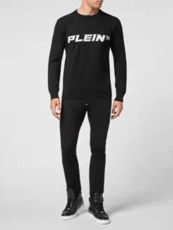 PHILIPP PLEIN Longsleeve 2751 Czarny Regular Fit