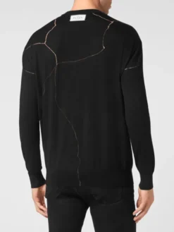 PHILIPP PLEIN Longsleeve 2187 Czarny Regular Fit
