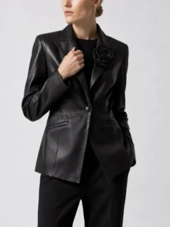 PHILIPP PLEIN Marynarka 31132 Czarny Blazer Fit