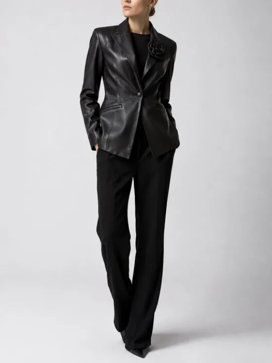 PHILIPP PLEIN Marynarka 31132 Czarny Blazer Fit