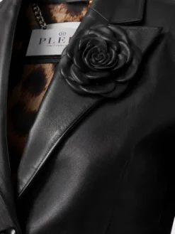 PHILIPP PLEIN Marynarka 31132 Czarny Blazer Fit