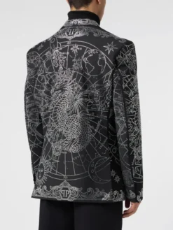 PHILIPP PLEIN Marynarka 31276 Czarny Regular Fit