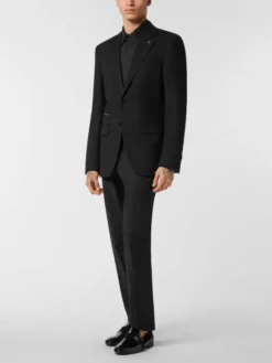 PHILIPP PLEIN Marynarka 25449 Czarny Regular Fit