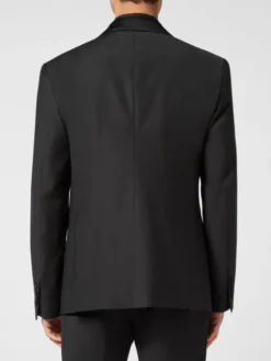 PHILIPP PLEIN Marynarka 20729 Czarny Regular Fit