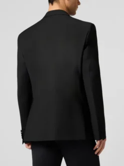 PHILIPP PLEIN Marynarka 29065 Czarny Fitted Fit