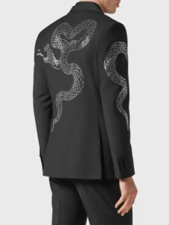 PHILIPP PLEIN Marynarka 2283 Czarny Fitted Fit