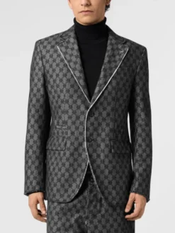 PHILIPP PLEIN Marynarka 31285 Czarny Regular Fit