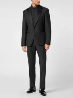 PHILIPP PLEIN Marynarka 14737 Czarny Regular Fit
