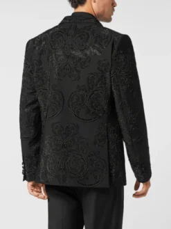 PHILIPP PLEIN Marynarka 26093 Czarny Regular Fit