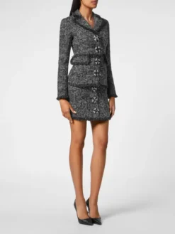 PHILIPP PLEIN Marynarka 2741 Czarny Loose Fit