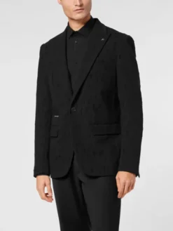 PHILIPP PLEIN Marynarka 23179 Czarny Regular Fit