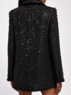 PHILIPP PLEIN Marynarka 31266 Czarny Loose Fit