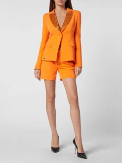 PHILIPP PLEIN Marynarka 3683 Pomarańczowy Loose Fit