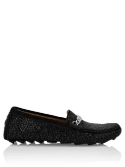 PHILIPP PLEIN Mokasyny 20809 Czarny