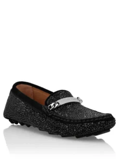 PHILIPP PLEIN Mokasyny 20809 Czarny