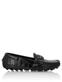 PHILIPP PLEIN Mokasyny 25635 Czarny