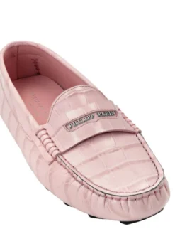 PHILIPP PLEIN Mokasyny 25635 Różowy
