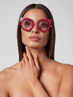 PHILIPP PLEIN Okulary przeciwsłoneczne 8957 Różowy
