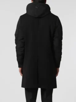 PHILIPP PLEIN Płaszcz zimowy 28625 Czarny Regular Fit