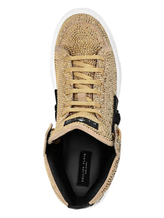 PHILIPP PLEIN Sneakersy 15943 Złoty