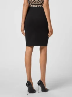 PHILIPP PLEIN Spódnica midi 7175 Czarny Regular Fit