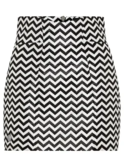 PHILIPP PLEIN Spódnica mini 21851 Biały Short Fit