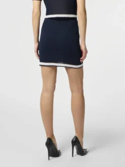 PHILIPP PLEIN Spódnica mini 29779 Granatowy Fitted Fit