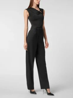 PHILIPP PLEIN Spodnie materiałowe 26479 Czarny Flare Fit