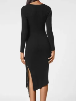 PHILIPP PLEIN Sukienka koktajlowa 2201 Czarny Regular Fit