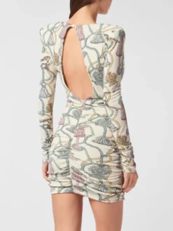 PHILIPP PLEIN Sukienka wieczorowa 27325 Kolorowy Fitted Fit