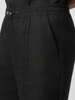 PHILIPP PLEIN Szorty materiałowe 30492 Czarny Regular Fit